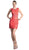 Sleeveless Illusion Jewel Lace Sheath Fitted Cocktail Dress