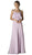 Cinderella Divine - Sleeveless Surplice Ruffled Bodice A-Line Long Formal Dress