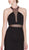 Cinderella Divine - Mock Two Piece Illusion Halter Sheath Dress