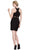 Cinderella Divine - Mock Two Piece Illusion Halter Sheath Dress
