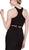 Cinderella Divine - Mock Two Piece Illusion Halter Sheath Dress