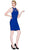 Cinderella Divine - Fitted Sheer Halter Cocktail Dress