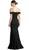 Cinderella Divine - Foldover Sweetheart Jersey Sheath Evening Dress