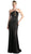 Cinderella Divine - Shimmer Halter Neck Sheath Evening Dress