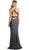 Cinderella Divine - Halter Neck Shimmer Sheath Dress