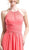 Cinderella Divine - Sleeveless Ruched Halter A-line Dress