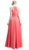 Sleeveless Ruched Halter A-line Dress