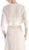 Cinderella Divine - Lace Sheath Dress With Ruffled Jacket