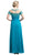 Cinderella Divine - Lace Illusion Bateau Pleated Sheath Dress