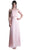 Cinderella Divine - Sleeveless Halter Neck Embellished A-line Dress