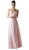 Cinderella Divine - Simple V-neck Ruffled A-line Dress