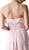 Cinderella Divine - Simple V-neck Ruffled A-line Dress