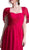 Ruched Semi-Sweetheart Dress With Cape Detail