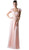 Cinderella Divine - Ruched Semi-Sweetheart Dress With Cape Detail