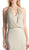 Cinderella Divine - Sleeveless Halter Neck Blouson Sheath Dress
