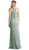 Sleeveless Halter Neck Blouson Sheath Dress