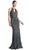 Sleeveless Halter Neck Blouson Sheath Dress