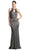 Sleeveless Halter Neck Blouson Sheath Dress