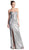 Cinderella Divine - CH561 Strapless Sequined Pleated Sheath Dress