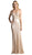Cinderella Divine - Sequined Ruched Sweetheart Sheath Evening Dress