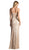 Cinderella Divine - Sequined Ruched Sweetheart Sheath Evening Dress