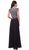 Cinderella Divine - Cap Sleeve Embellished Illusion Lace Gown