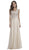 Cinderella Divine - Cap Sleeve Embellished Illusion Lace Gown