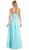 Rosette Pleated Sweetheart Chiffon A-line Dress