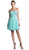 Cinderella Divine - Rosette Pleated Sweetheart Chiffon Cocktail Dress