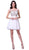 Cinderella Divine - Sleeveless Bejeweled Illusion Bateau A-line Dress