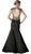 Cinderella Divine - CK21 Embellished Fitted Mermaid Evening Gown in Black