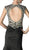 Cinderella Divine - CK21 Embellished Fitted Mermaid Evening Gown in Black