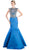 Embellished Fitted Mermaid Evening Gown