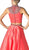 Cinderella Divine - Beaded High Neck Two Piece Evening Gown