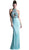 Cinderella Divine - Embellished High Halter Evening Dress