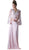 Cinderella Divine - CR771 Embellished Scalloped V-neck Sheath Dress