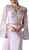 Embellished Scalloped V-neck Sheath Dress