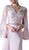 Cinderella Divine - CR771 Embellished Scalloped V-neck Sheath Dress