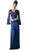 Embellished Scalloped V-neck Sheath Dress