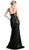 Cinderella Divine - CR803 Strapless Illusion Sequined Evening Gown