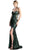 Cinderella Divine - CR803 Strapless Illusion Sequined Evening Gown