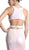 Cinderella Divine - Halter Neck Mock Two-Piece Sequined Evening Gown