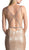 Embellished Sheer Back Evening Dress