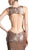 Cinderella Divine - Sequined Plunging Fitted Evening Gown
