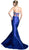 Cinderella Divine - HW06 Floral Embellished Strapless Mermaid Evening Gown