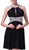 Sleeveless Jeweled Halter Neck Cocktail Dress