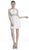 Sleeveless Jeweled Halter Neck Cocktail Dress