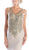 Cinderella Divine - Sleeveless Gilded V-neck Trumpet Dress