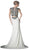 Cinderella Divine - Beaded Sleeveless Two-Piece Chiffon Evening Gown