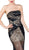 Cinderella Divine - JC2411 Sequined Strapless Fitted Evening Dress